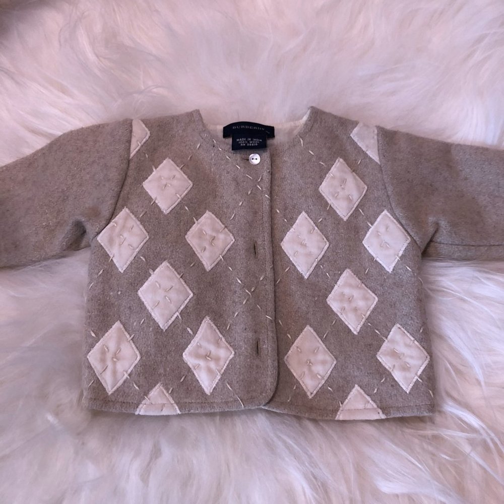 Burberry Velvet & Wool Jacket